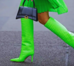 Bottes talon colorées