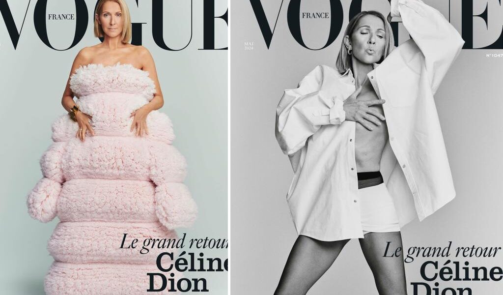 Céline Dion dans Vogue France