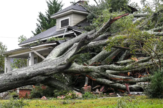 l'ouragan Hélène
